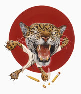 ‘Karate Chop’  Detailed martial arts sports illustration by artist Jim Harris.  Realistic and stylized renderings for private commission and athletic club promotion. 